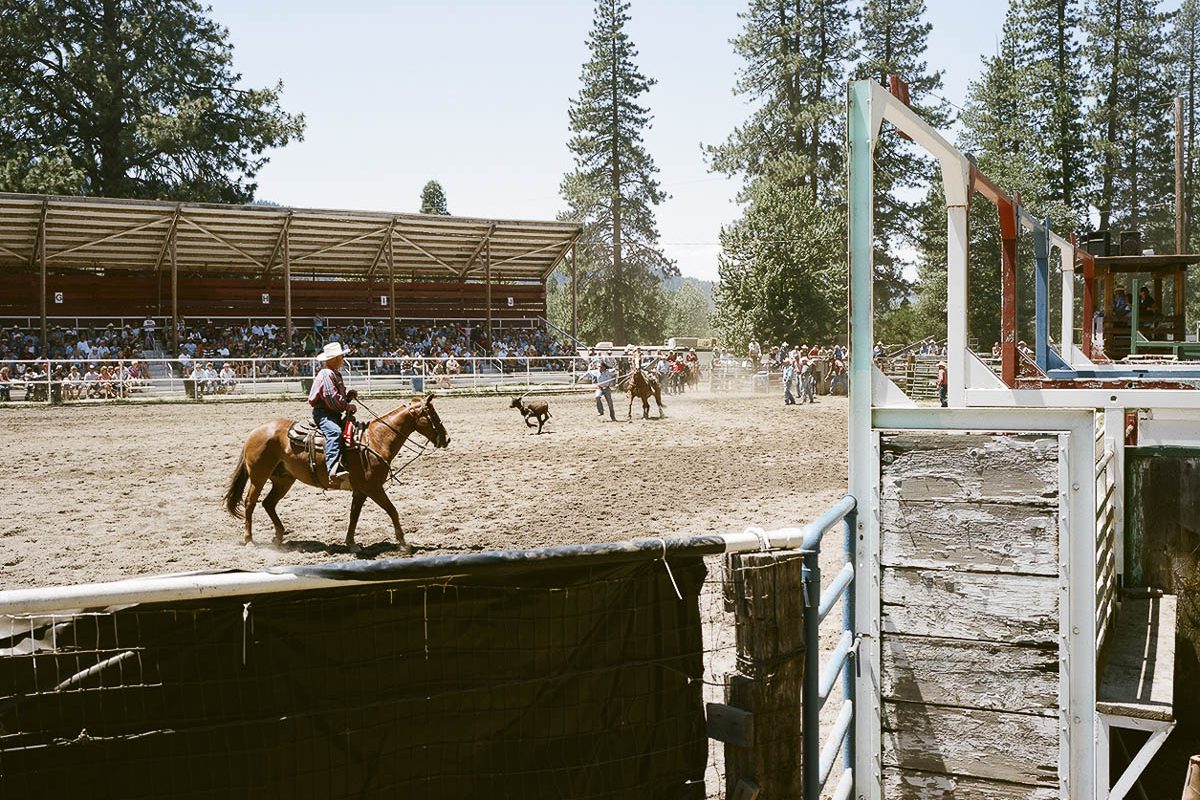2008 Silver Buckle Rodeo in Taylorsville, California.