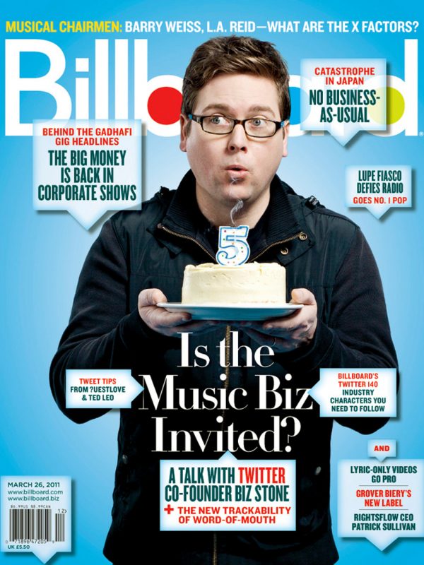 Biz Stone for Billboard magazine.