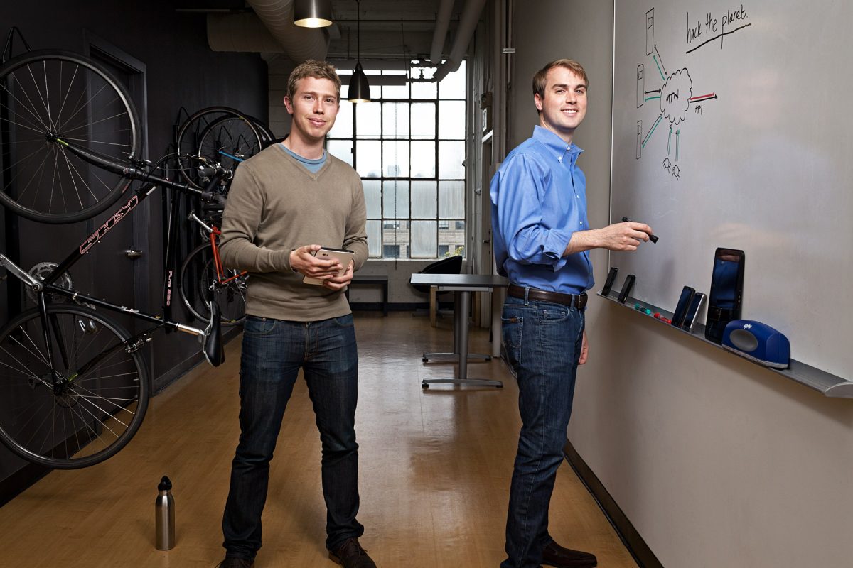 James Burgess and Kevin Mahaffey, Founders of Lookout Mobile Security.